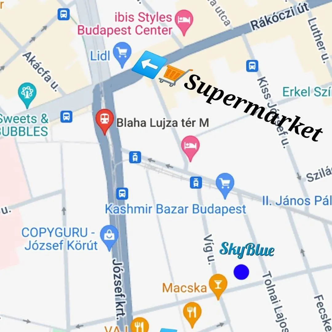 Skyblue Apartment Budapest 0*,